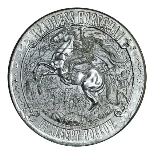 1 oz Silver Round - Headless Horseman (3)