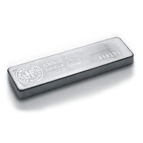 100oz Generic Silver Bar (4)